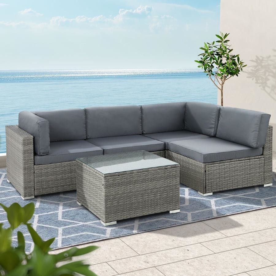 Gardeon 5 Piece Sofa Set 