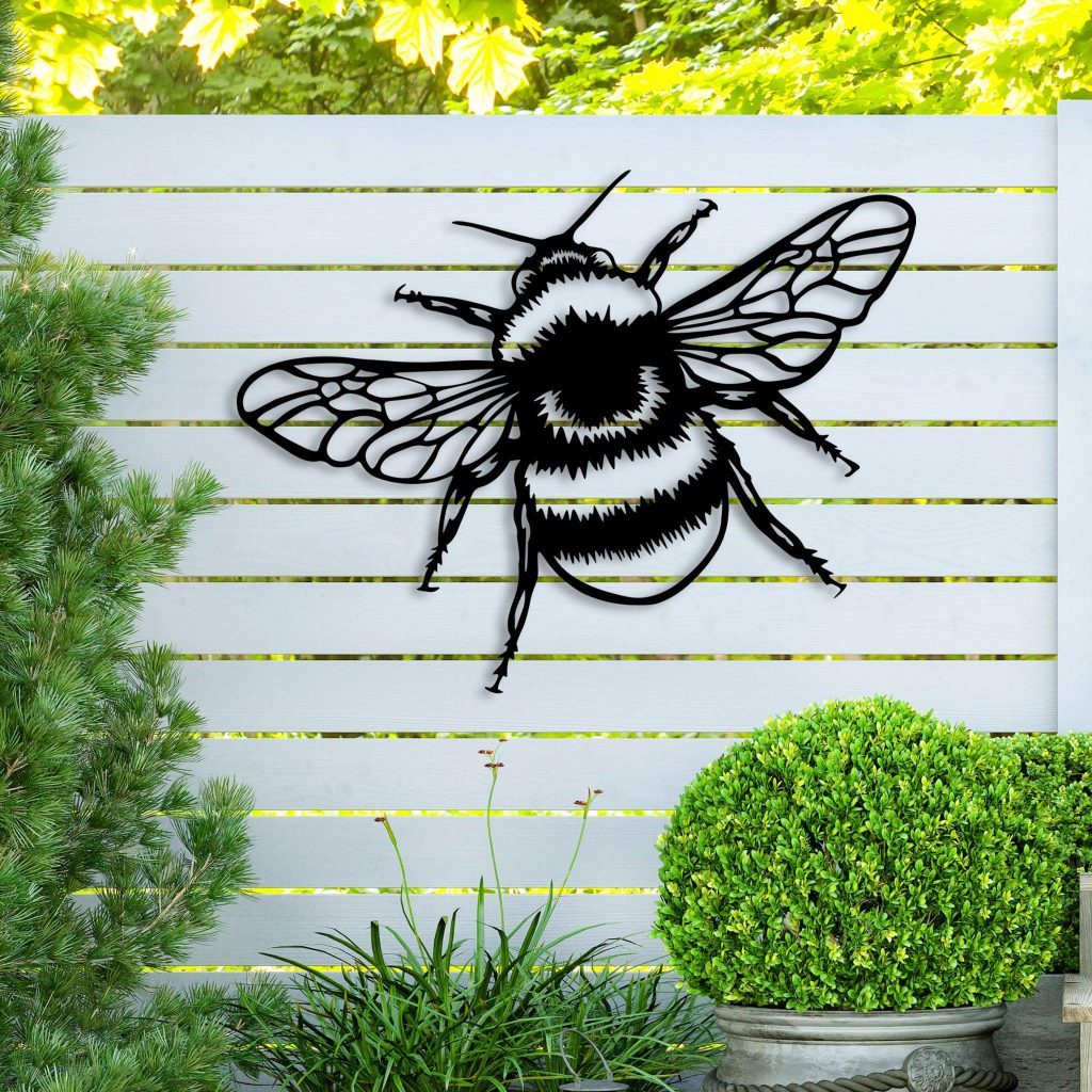 Metal Bee Wall Art