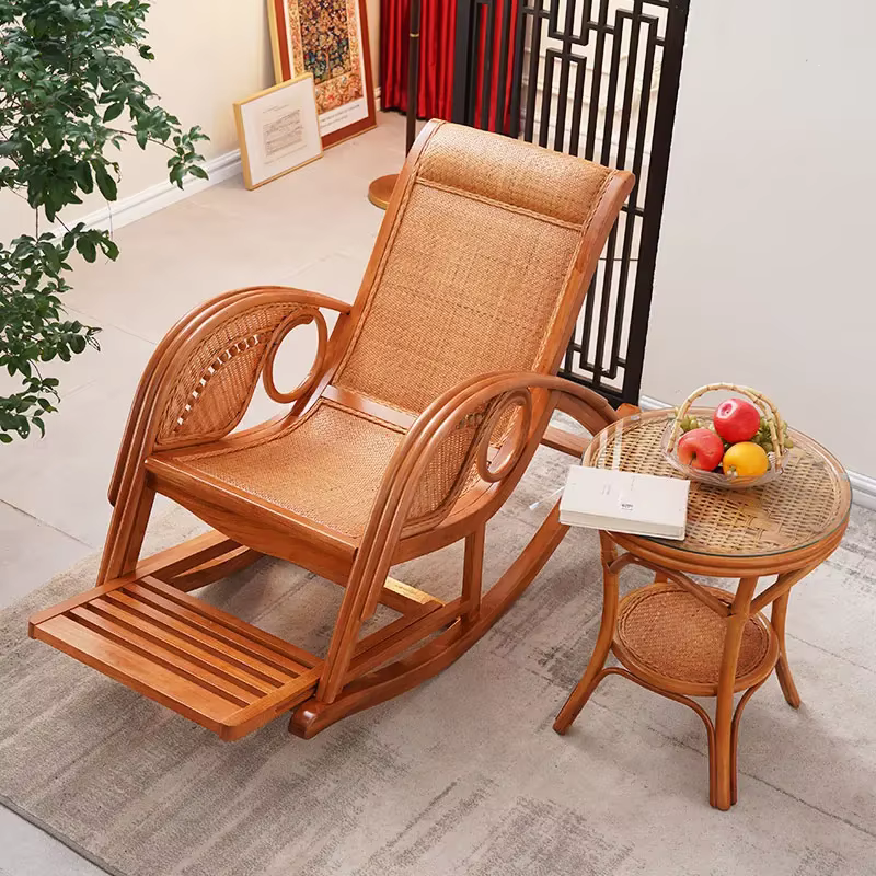 Furnitur Rotan atau Kayu Alami