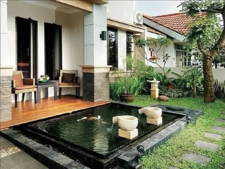 Konsep Teras Halaman Modern