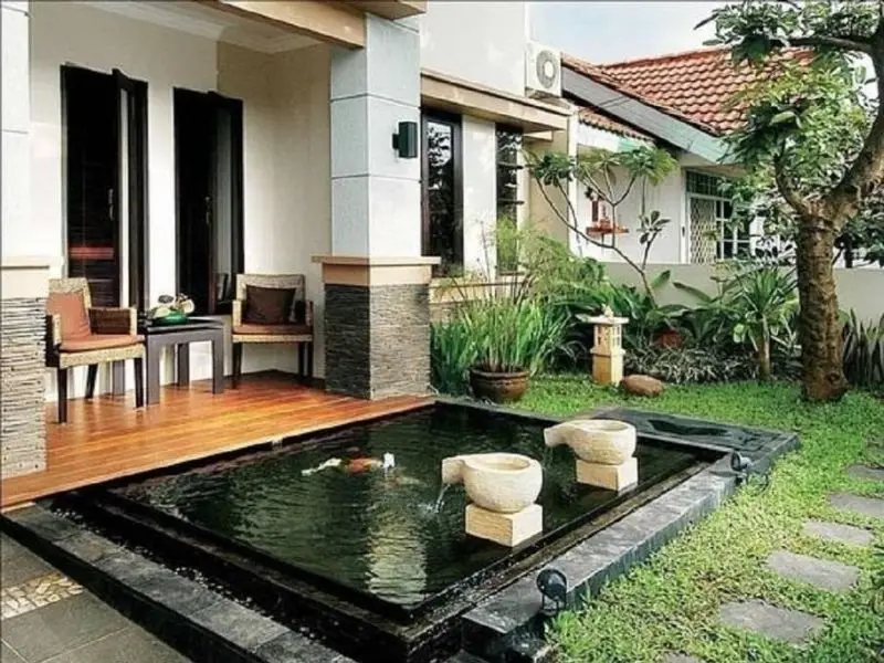 Konsep Teras Halaman Modern