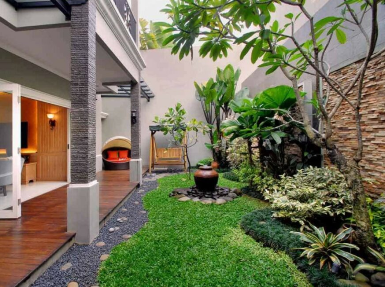 Taman Minimalis Belakang Rumah Estetik